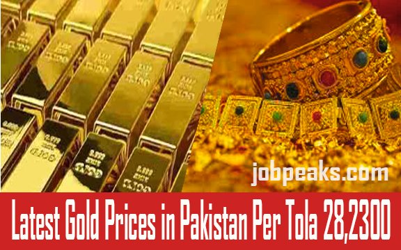 Latest Gold Prices in Pakistan – December 04, 2024 in Per Tola 28,2300