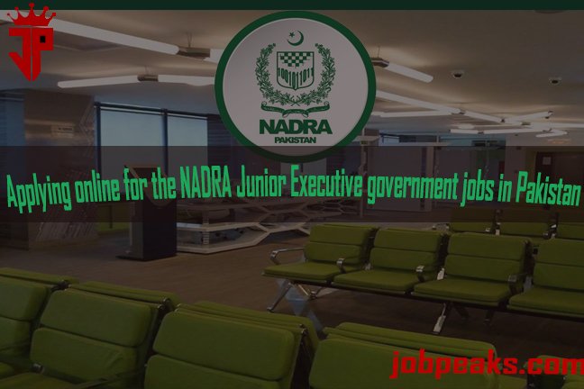 NADRA Junior Executive government jobs in Pakistan this picture 